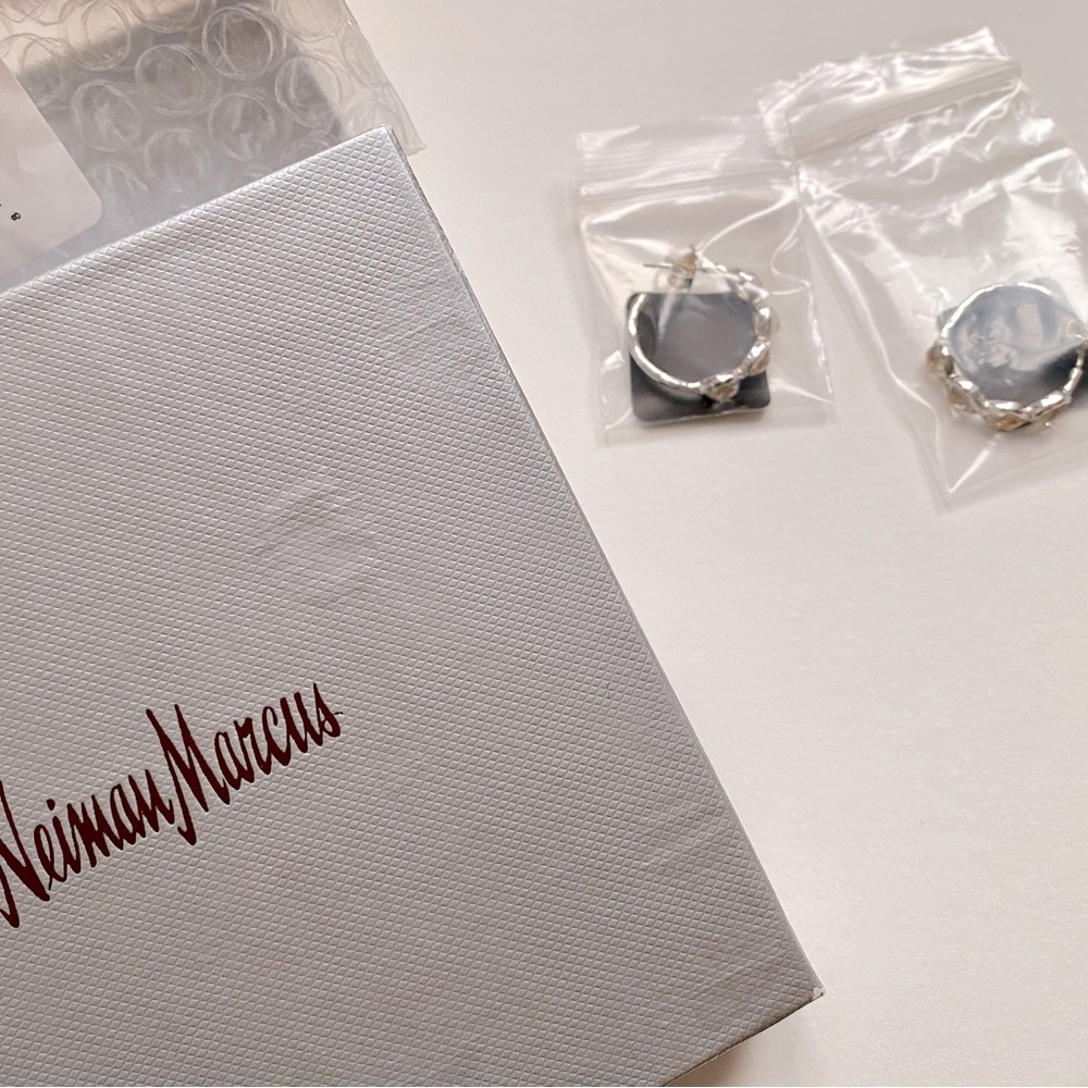 Ippolita
Rock Candy Silver Four-Stone Hoop Earrings, Clear Quartz (New)